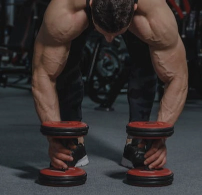 FlexAndPunch closeup of muscle building 