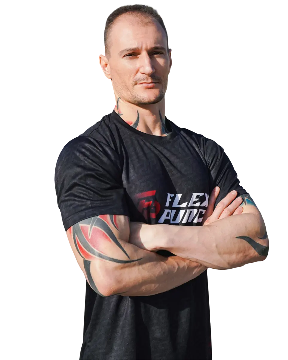 FlexAndPunch's personal trainer, expert in level 1 krav maga, physical fitness, flex and punch experts.